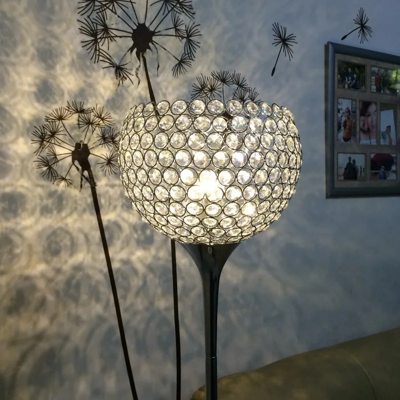 Минималистичный Современный Креативный K9 кристалл декоративный напольный светильник гостиная лампа спальня прикроватный кабинет маджонг