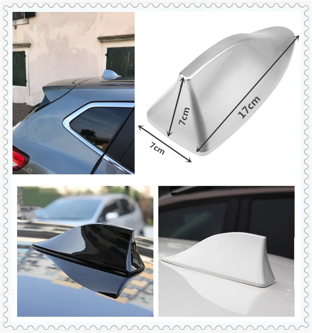 Car Styling Tetto Coda Pinna Squalo Antenna Segnale Conversione Radio Per Jeep Renegade Cherokee Wrangler Compass Patriot