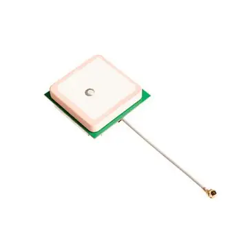 

GPS Antenna 28db High Gain 5cm Line Length Active built-in Ceramic Antenna 25*25*8mm 25*25