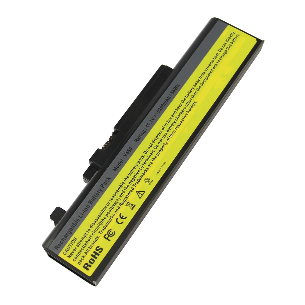 5200mAh for Lenovo Laptop battery IdeaPad Y450 20020 4189 Y450A Y450G Y550 4186 Y550A Y550P Y550P 3241 42T4585 42T4586 51J0226