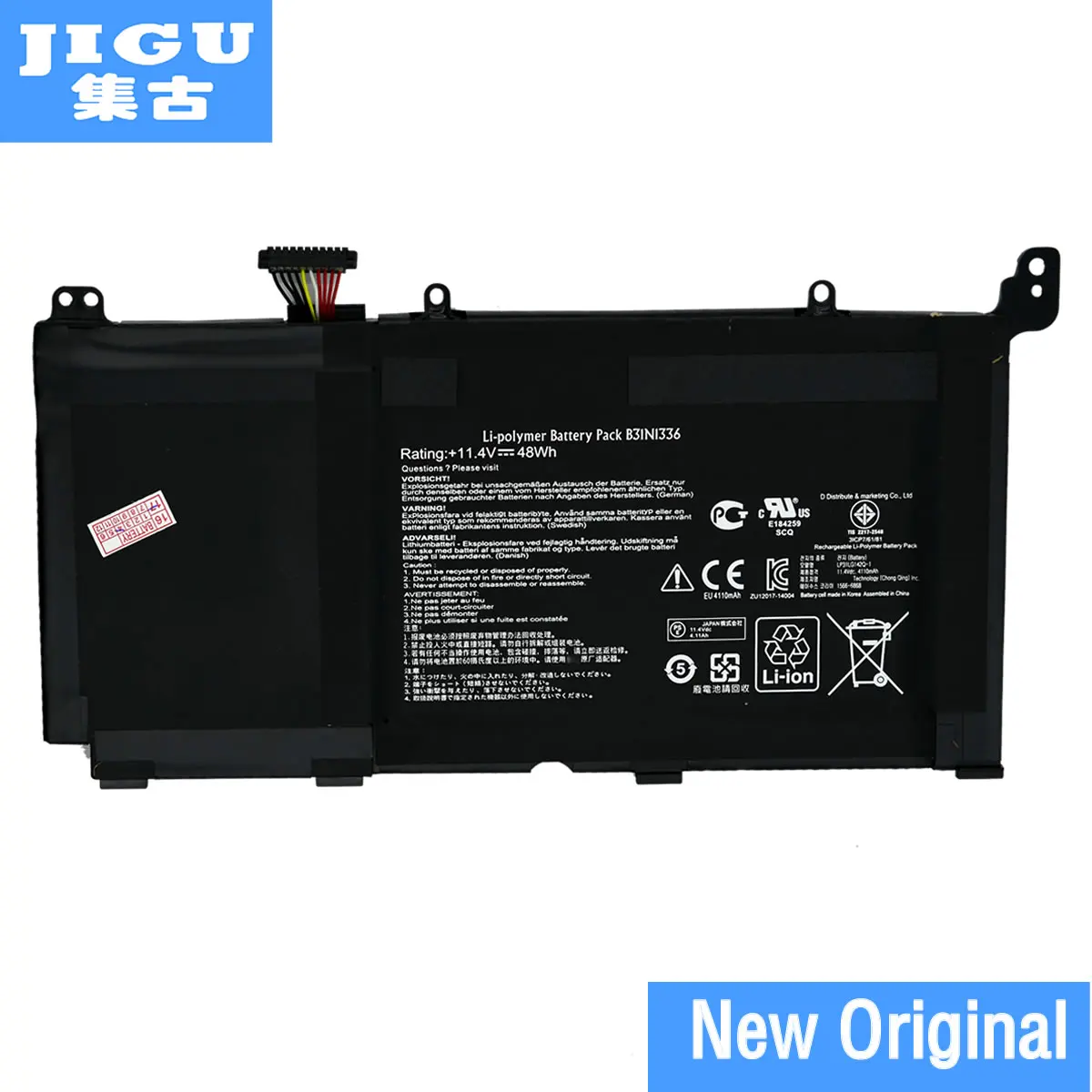 Оригинальный аккумулятор JIGU B31N1336 для ноутбука ASUS VivoBook S551 S55IL 11 4 в 48WH B31N1336|original laptop