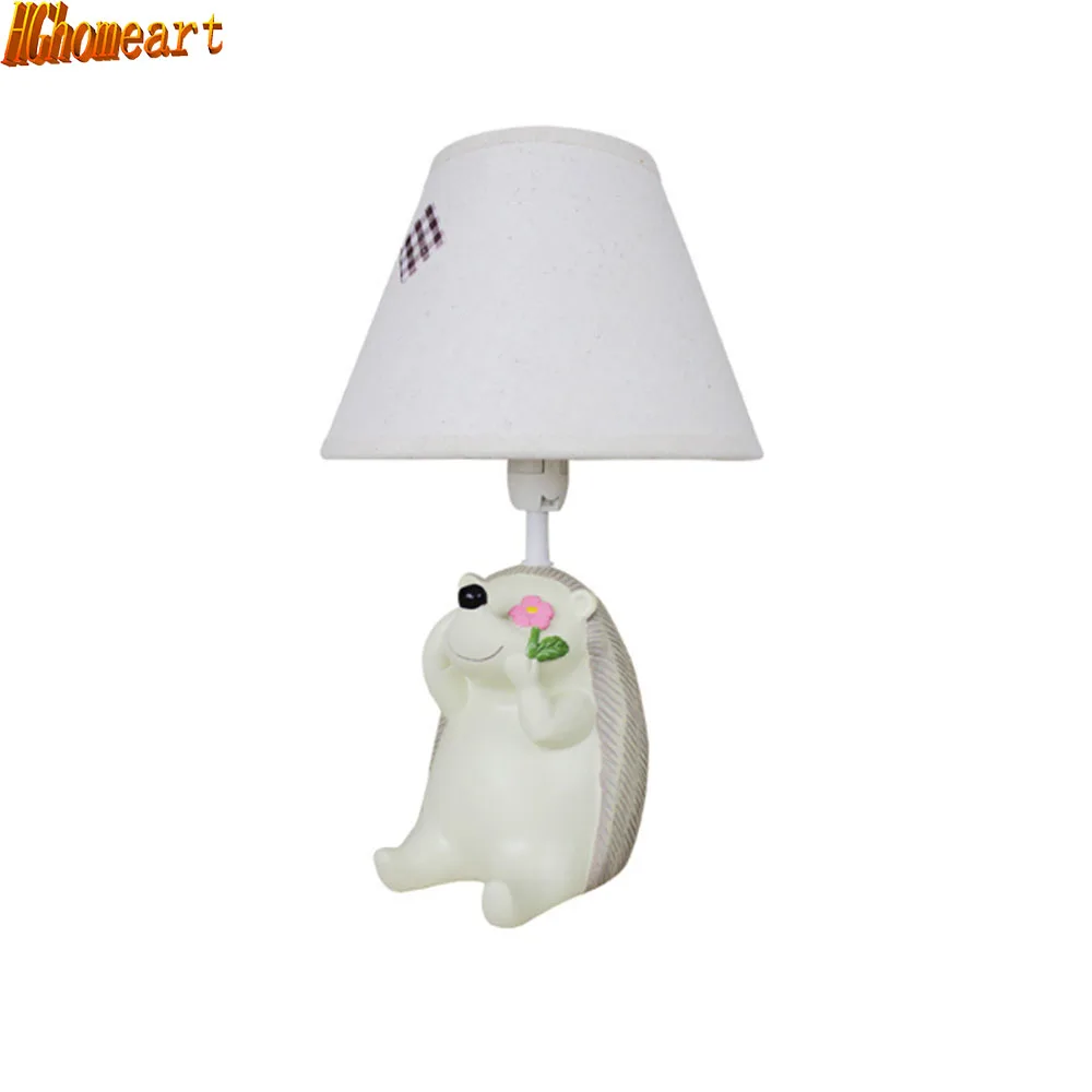 

HGhomeart Hedgehog Cute Little Animals Children's Room Desk Lamp Table Lamp Decoration