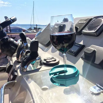 

Outdoor Wine Glass Holder Goblet Cup Hanging Stand Strong with Suction cup Wine Glass Rack for Mounting on Chairs Armrests