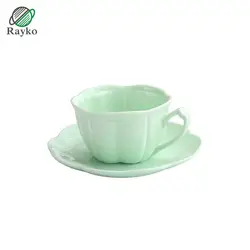 Простой Кофе чашки чайный сервиз день чашка Европейский Стиль Кофе Кубок лотоса Форма посуда