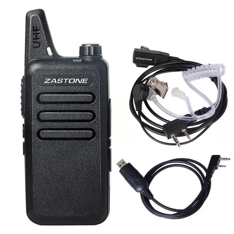 Портативная рация Zastone X6 UHF 400 470 МГц портативная с кабелем для гарнитуры ZT X6|walkie
