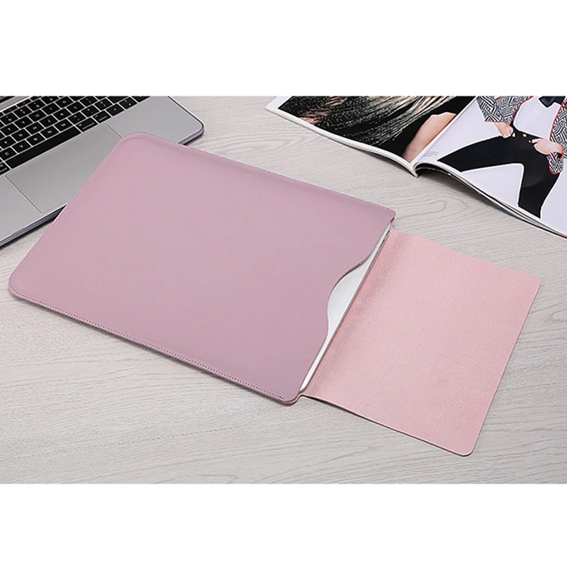 Чехол для ноутбука Macbook Air 13 Retina 11 12 15 4 чехол Xiaomi Pro 3 Surface 5 6 кожаный чехол|Сумки и