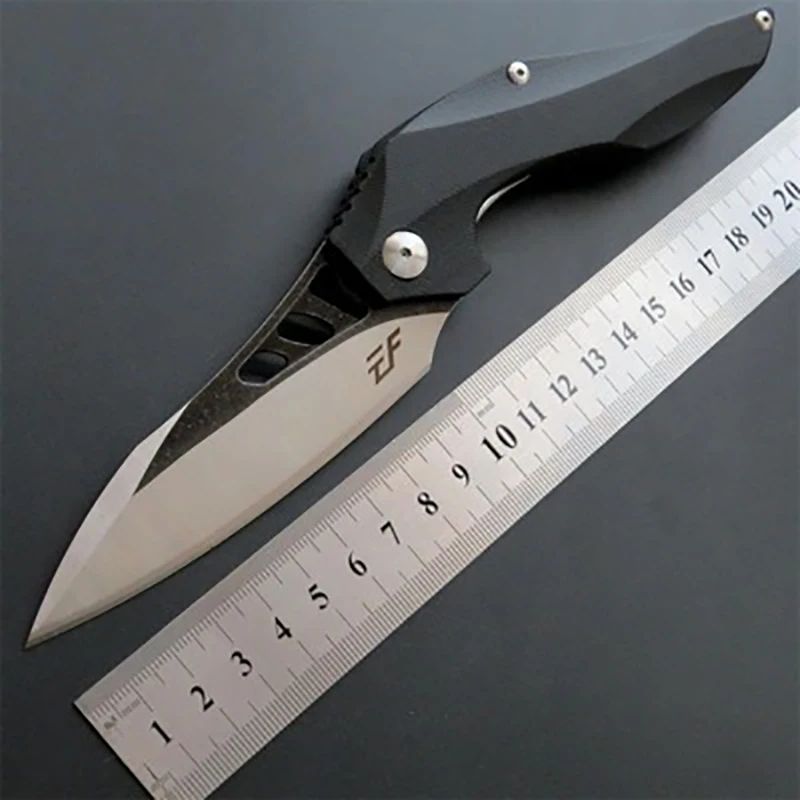 D2 стальной складной нож Play the коллекция открытый ручной работы нож G10 высокой твердости без блокировки острый складной нож, нож для фруктов