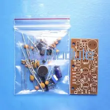 DC 1,5 V-9 V FM Беспроводной микрофон DIY Kit Комплектующие для самостоятельной сборки для электронная обучающая Наборы 80 МГц-108 МГц