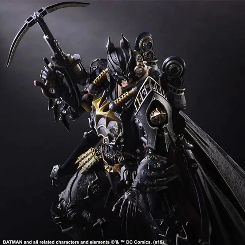 

Steam Punk Doll Play Arts KAI Variant Batman Timeless Steam Punk DC Comics PVC Action Figures Collectible Model Toys 27cm KT2434