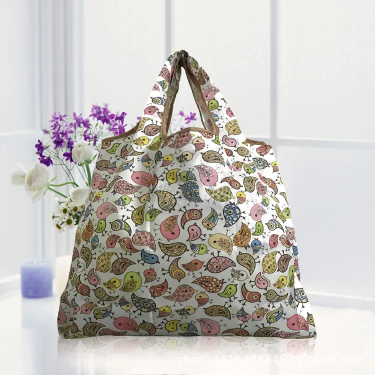 Большая Модная Складная многоразовая эко хозяйственная сумка для мороженого, сумка-тоут, складная сумка, сумки, Удобные вместительные сумки для хранения