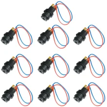 10 шт. Черный 4,5 в 12 мм красная лазерная головка модуль пластиковый лазерный диод лазерная точка