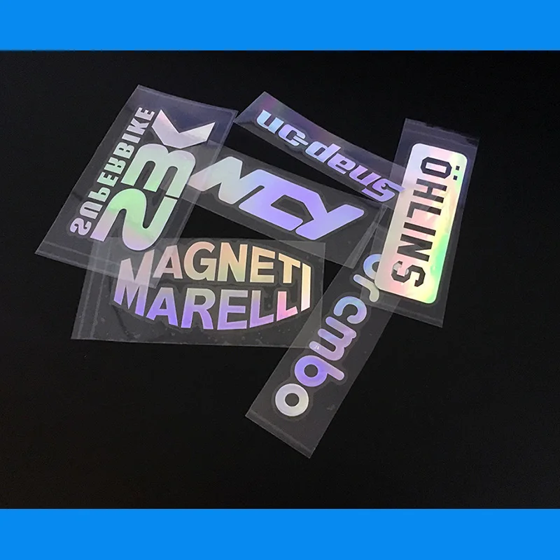 

Multicolour Motorcycle Side Strip Stickers MOTO Body Reflective Waterproof Helmet Decals Car Styling Vinyl Decal