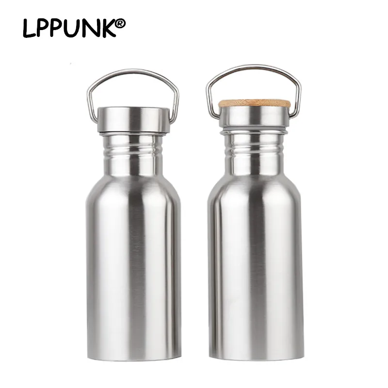 

Hot Bpa Free 500ml single wall Stainless steel 304 sports outdoor burning bottle Bicycle kettle portable my water kettle