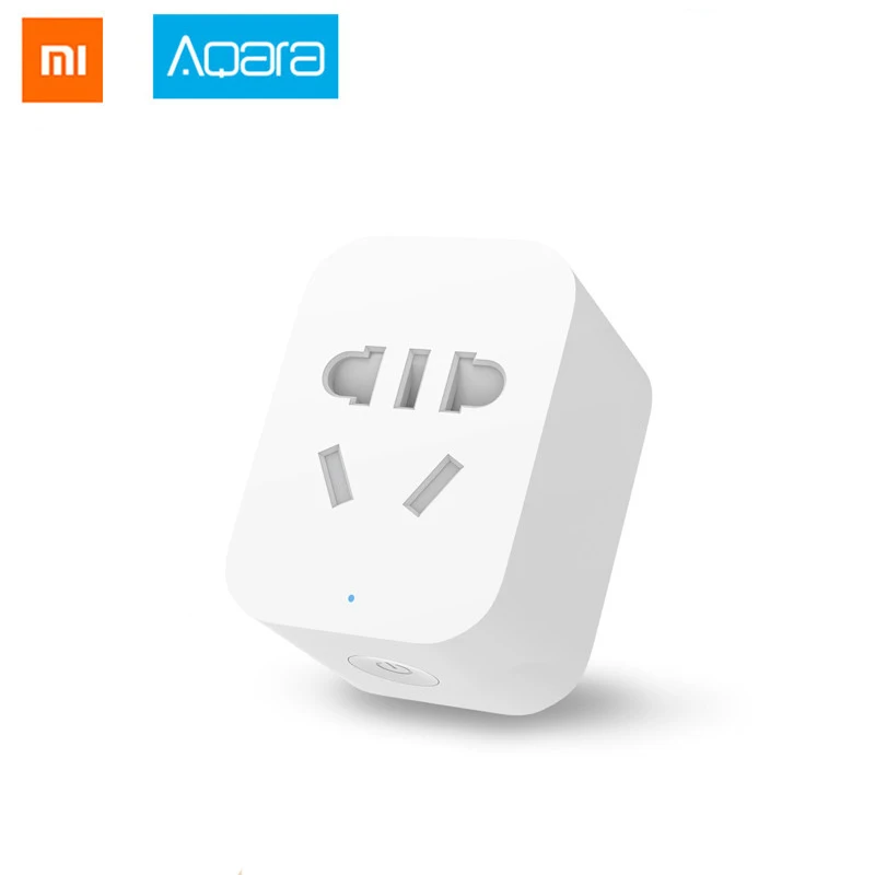 Умная розетка Xiaomi Mi WiFi ZigBee версия с пультом дистанционного управления работа