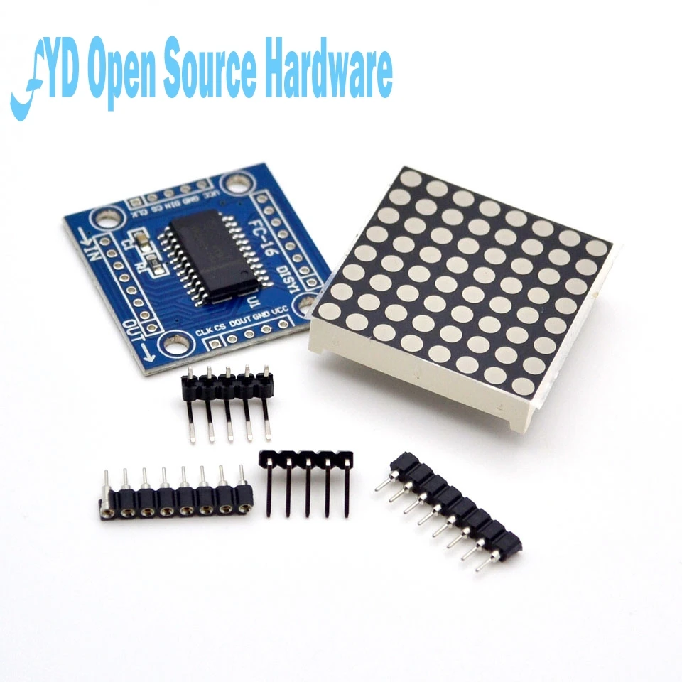 1pcs MAX7219 dot matrix module microcontroller module display module finished goods