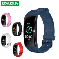 SZMUGUA IP67 водонепроницаемый спортивный браслет пульсометр кровяное давление Смарт-часы фитнес-трекер браслет часы для Android IOS