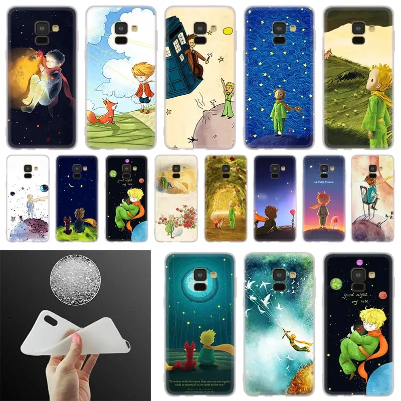 

little prince and the stars Cover Phone Case For Samsung Galaxy A50 A10 A20 A30 A40 A60 A70 A6 A8 Plus A7 A9 2018 A3 A5 2017