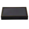 Clear Top 36 Slots Rings Display Showcase Velvet Insert Liner Jewelry Storage Organizer Holder Show Case Box Black ► Photo 3/4
