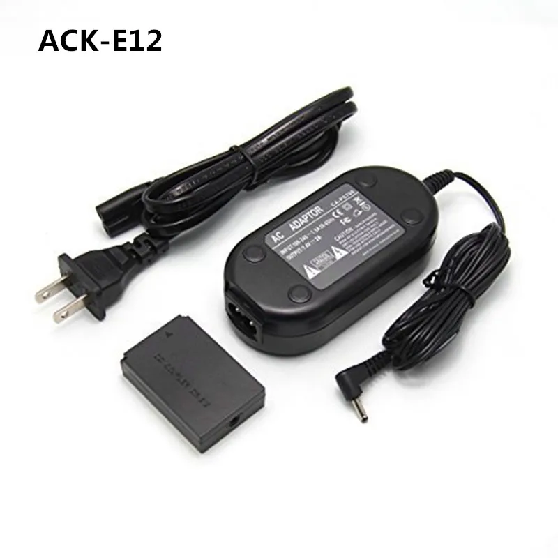 

ACK-E12 Power Adapter charger CA-PS700+DR-E12 DC Coupler LP-E12 dummy battery for Canon EOS-M EOS-M2 EOS-M10 EOS M M2 M10 Camera