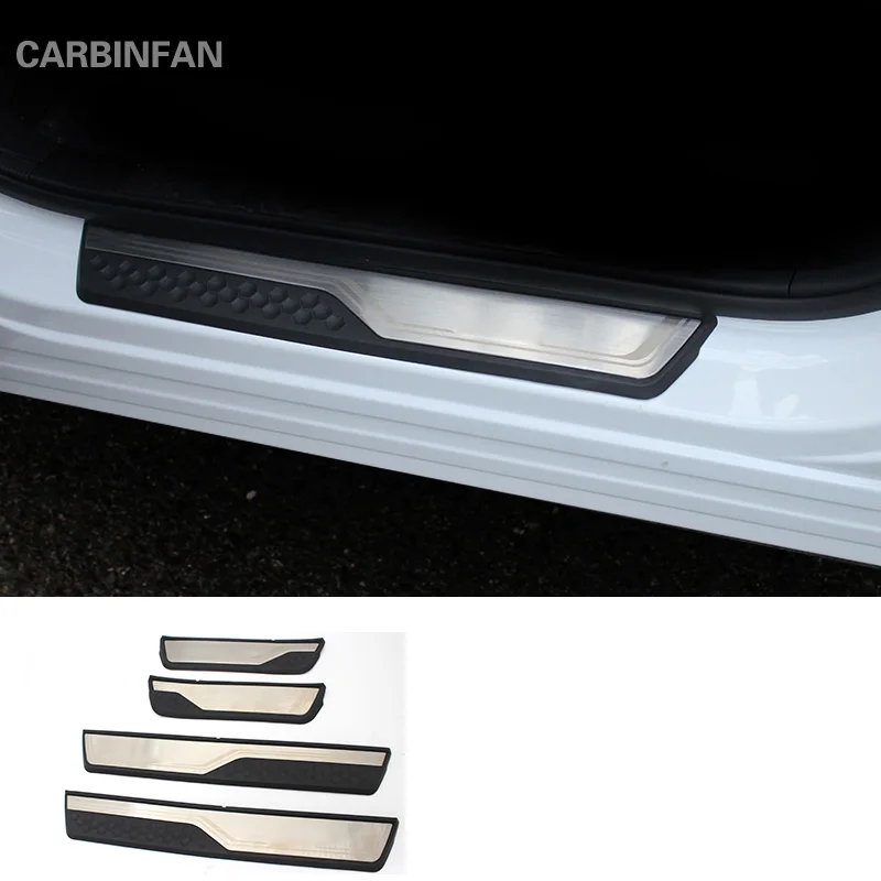 Car Styling Car Accessories Wholesale 4 PCS Stainless Steel ABS Door
