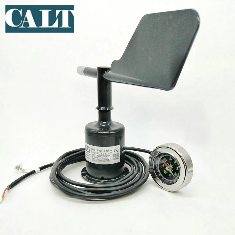 CALT Digital / Analog Wind Direction Sensor Transmitter 5Volts Wind Vane Anemometer In Weather