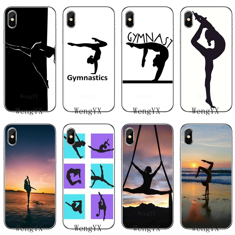 

cool girl Gymnast Silhouette Accessories phone cover case For Samsung Galaxy S3 S4 S5 S6 S7 edge S8 S9 Plus mini Note 3 4 5 8
