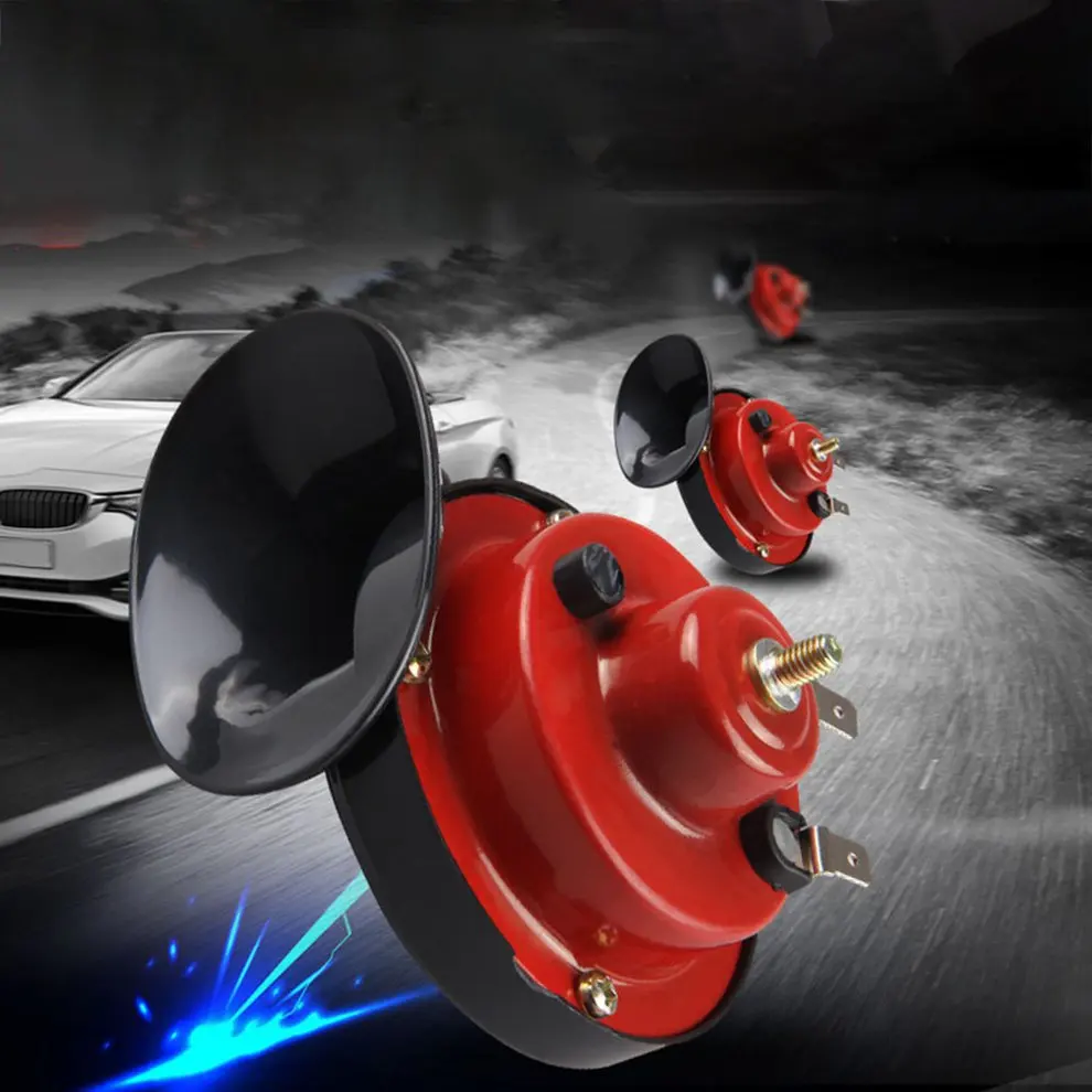

Motorcycle Whistle Snail Horn 12v Pair Universal Sound System SD USB MP3 Motorcycle Audio Remote Control Stereo