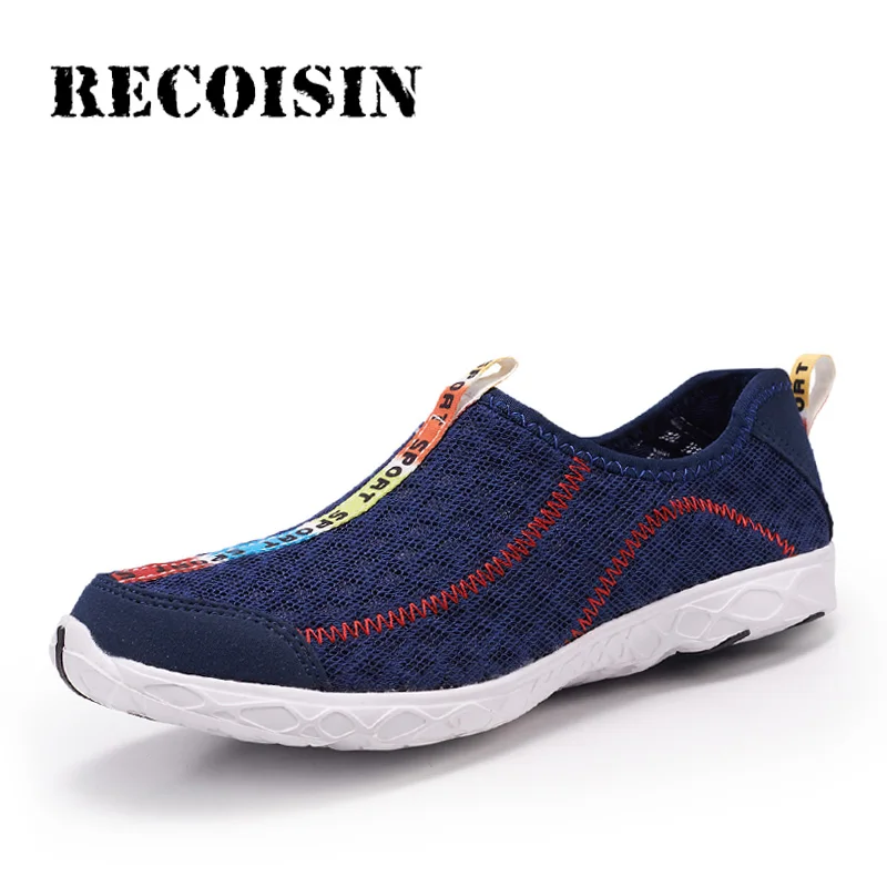 RECOISIN 2019 обувь для воды мужские кроссовки быстросохнущая женщин легкая Уличная