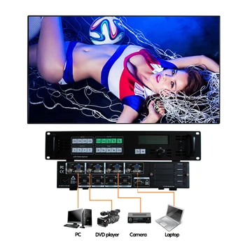 

digital hd video wall processor AMS-SC368B 4x4 vga video switcher led display video processor