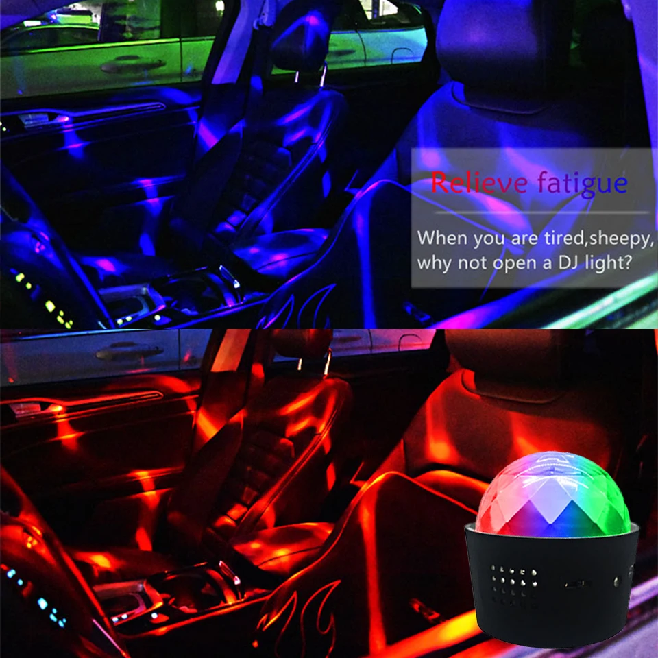 LENTAI Автомобильный светодиодный светильник RGB DJ лампа для Toyota Avensis Rav4 Audi Q5 A6 Lifan X60 Renault Captur Skoda Yeti Ford Mondeo