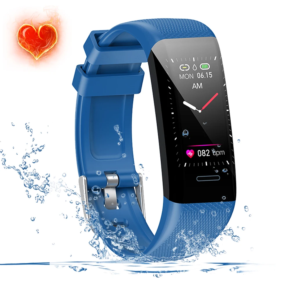 Beaulyn Новинка для мужчин и женщин Смарт-часы C20 смарт-браслет Спорт крови Oxgen умные часы для Iphone Фитнес-трекер часы
