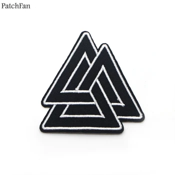 

20pcs/lot Patchfan Vikings symbols Applique patches stickers diy sewing jersey clothing para jacket badges iron on t-shirt A0888