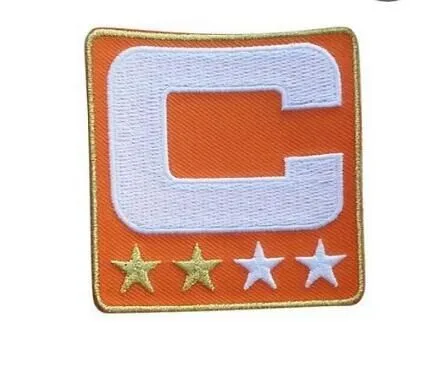 Капитан знак C патч железо или шитье для футбола, из Джерси Бейсбол Футбол Хоккей Лакросс Баскетбол табличка патч