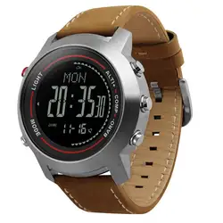Спорт на открытом воздухе MG03 Smart Bluetooth часы из натуральной кожи Ловушка с Камера sim-карты наручные часы для Android Relogio Masculino