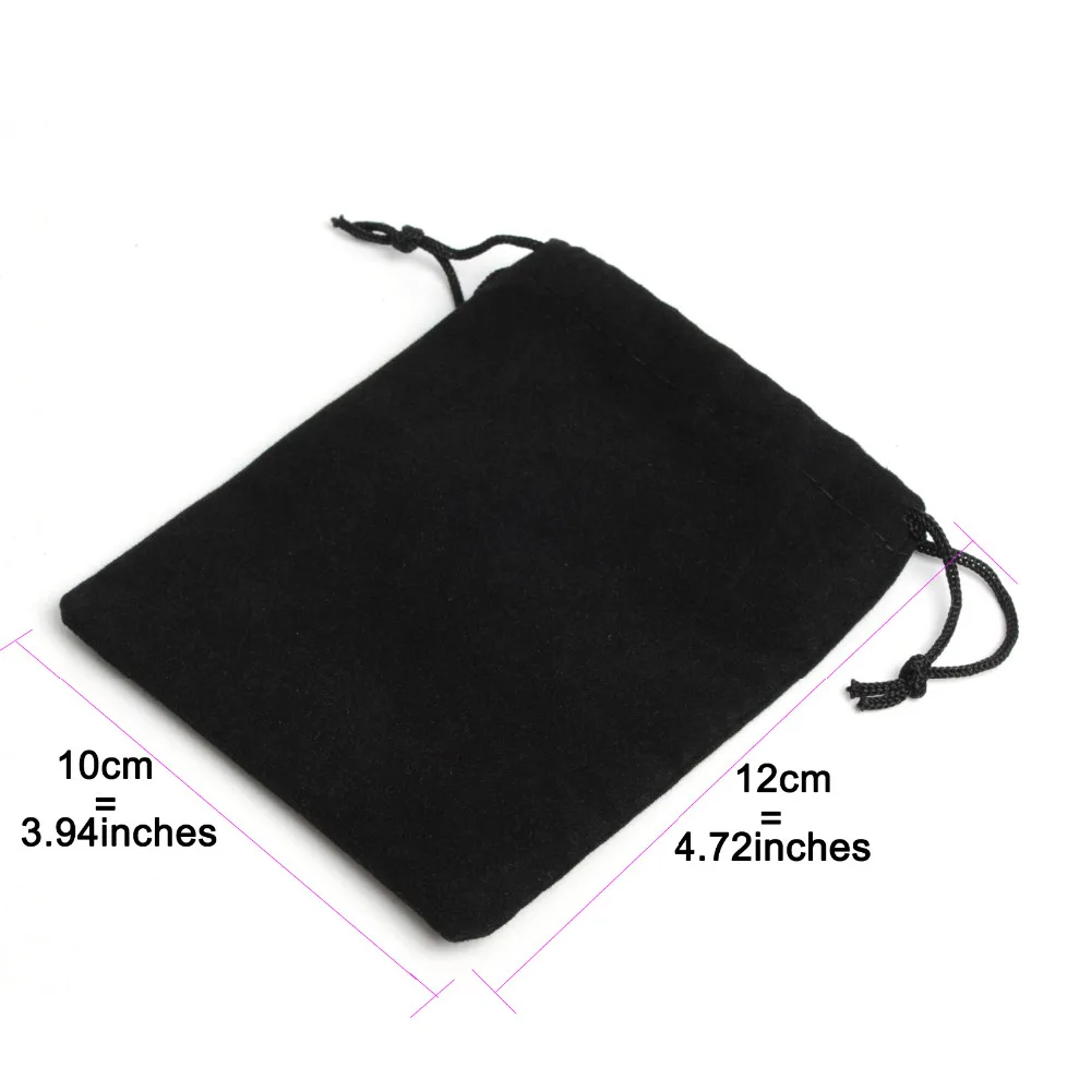 black velvet pouch bag