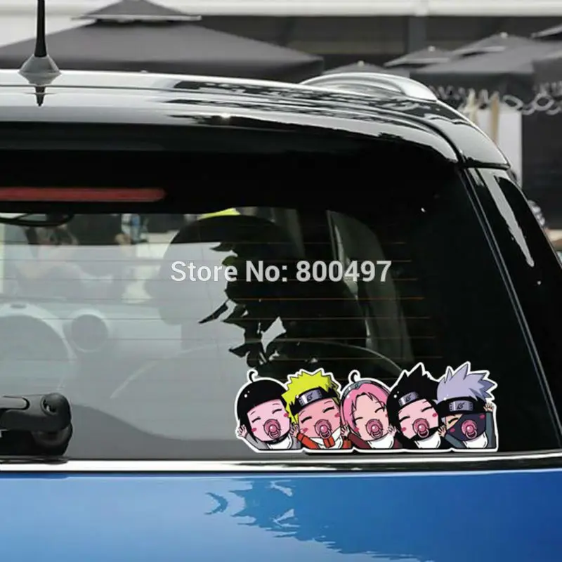 

Funny Cartoon Naruto Sasu Together Car Body Stickers Car Decal for Toyota Chevrolet Volkswagen Fiat Mazda Honda Hyundai Kia Lada