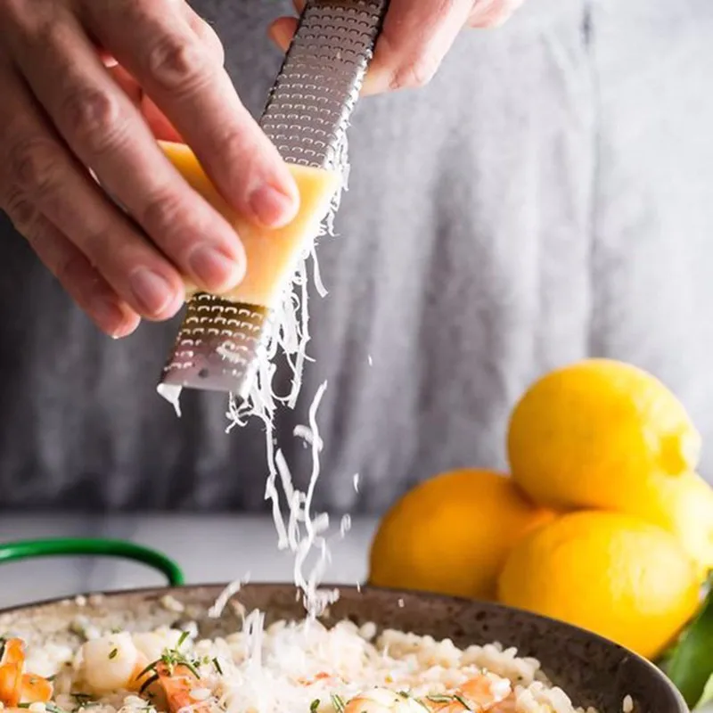 Stainless Steel Lemon Zester Microplane Grater Fruit Peeler Metal Sharp Garlic Cheese Grater Multifunctional Kitchen Tools Accessories (1)