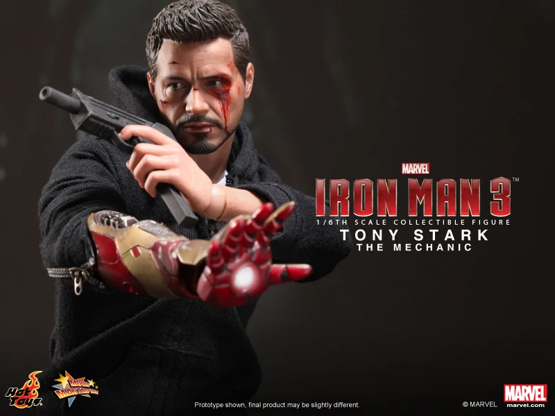 Горячие игрушки Hottoys HT MMS209 1/6 Железный человек Тони Старк Механическая