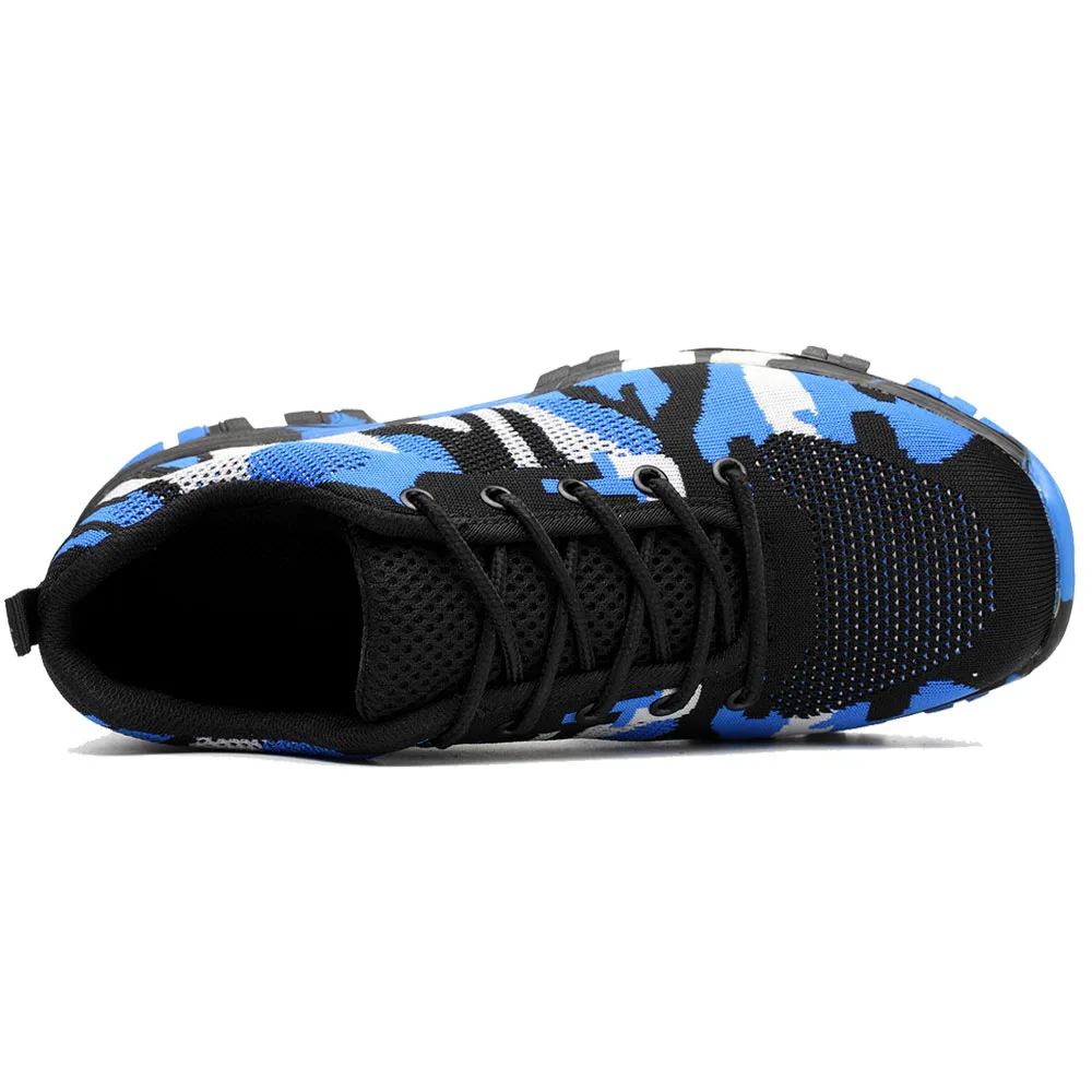 Men;s Steel Toe Shoes Men Work Boots Breathable Work Safety Shoes for Man Steel Puncture Proof Construction Safety Boots