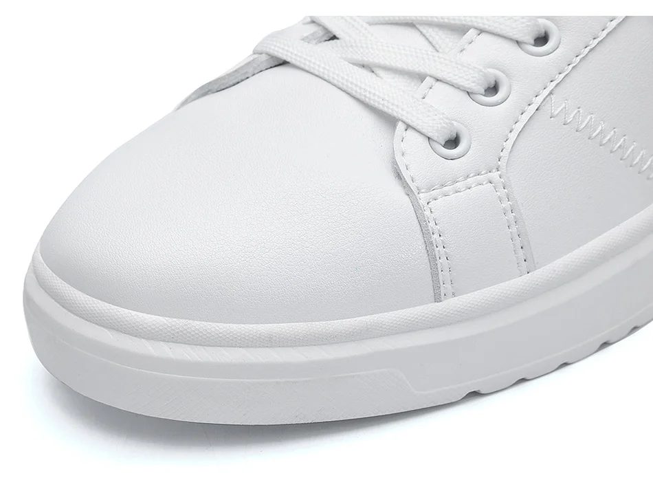 Surom/модная кожаная повседневная обувь для мужчин; визуально увеличивающие рост мужские белые туфли; классические черные мужские кроссовки на шнуровке; Sapato Masculino