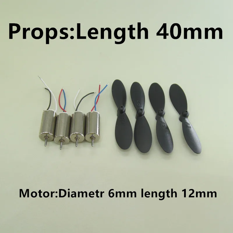 

40mm 4cm Props 612 Coreless Motor DC3.7V 6*12MM Strong Magnetic Micro DC Motors For Electronic Digital Appliances Quadcopter DIY