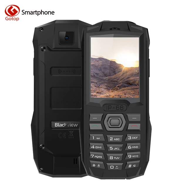 Best Price Blackview BV1000 IP68 Waterproof Shockproof Rugged Mobile Phone 2.4 inch MTK62613000mAh Dual SIM Mini Cell Phone Flashlight