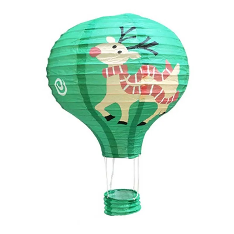 5 шт. Радужный воздушный шар Декор мультфильм бумажный фонарь СВАДЕБНЫЙ круглый подвесной светильник день рождения реквизит для фотосессии 21 цвет - Цвет: Deer