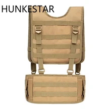 Molle Басовцы тактический пояс с съемный пояс боевой пояс С Подкладкой Ремень h-образной формы портупея с подтяжками тактический жилет