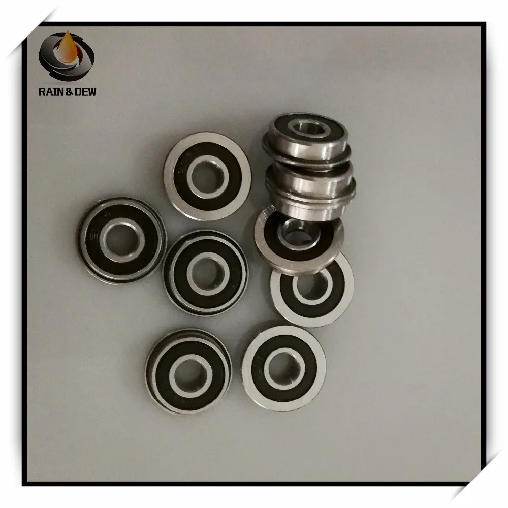 

10Pcs F688-2RS Bearing 8x16x5 mm ABEC-7 Flanged Miniature F688 RS Ball Bearings F688RS For 3D Printer