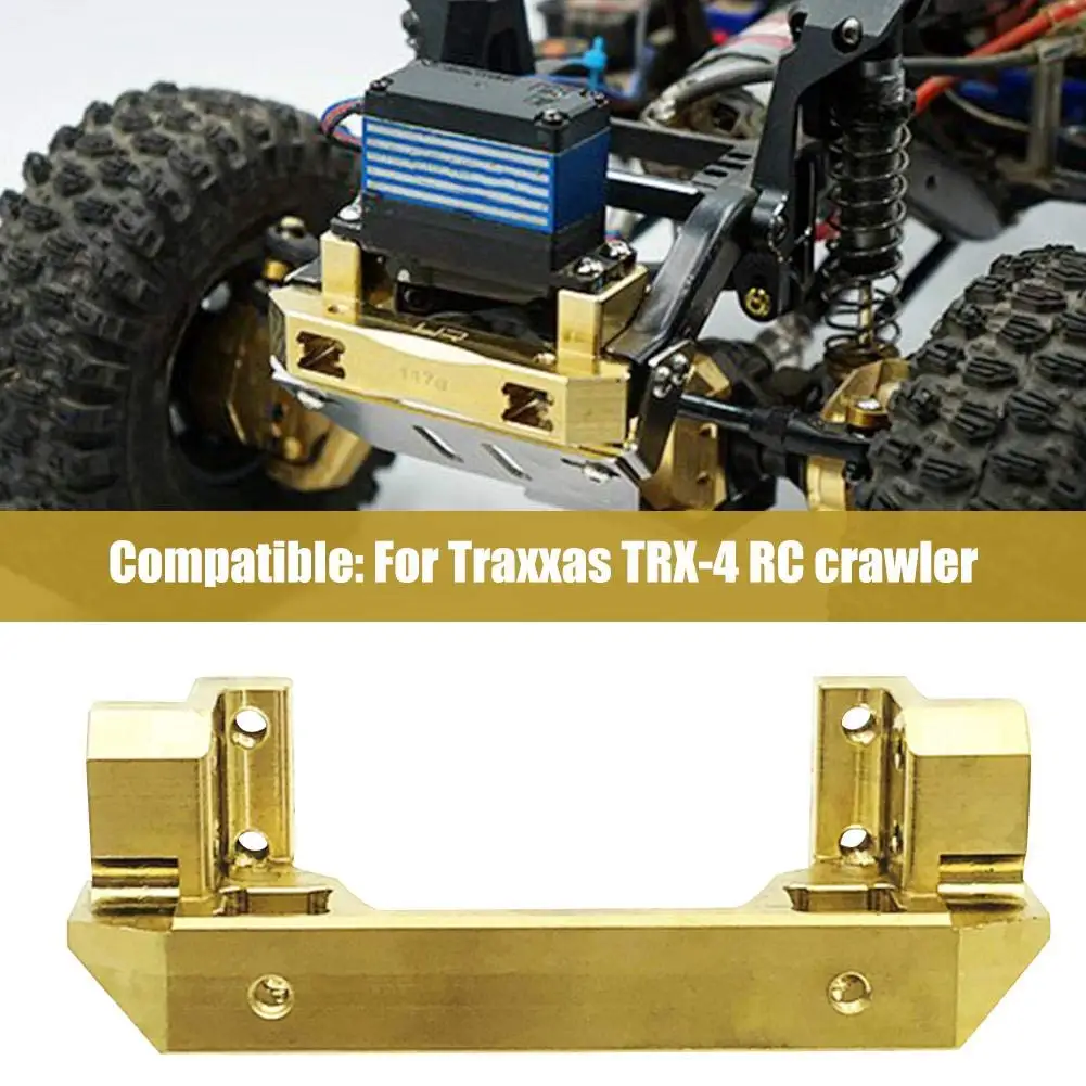 

ARC0018 RC Car Bumper Metal Front Bumper Brass Bumper Beam Heavy Duty RC Crawler Accessories For Traxxas TRX-4 RC Crawler Car