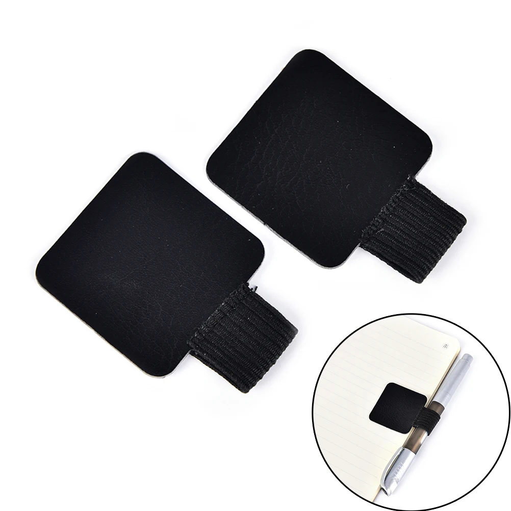 

Pen clips Self-adhesive Leather Pen Holder Pencil Elastic Loop for Notebooks, Journals, Clipboards
