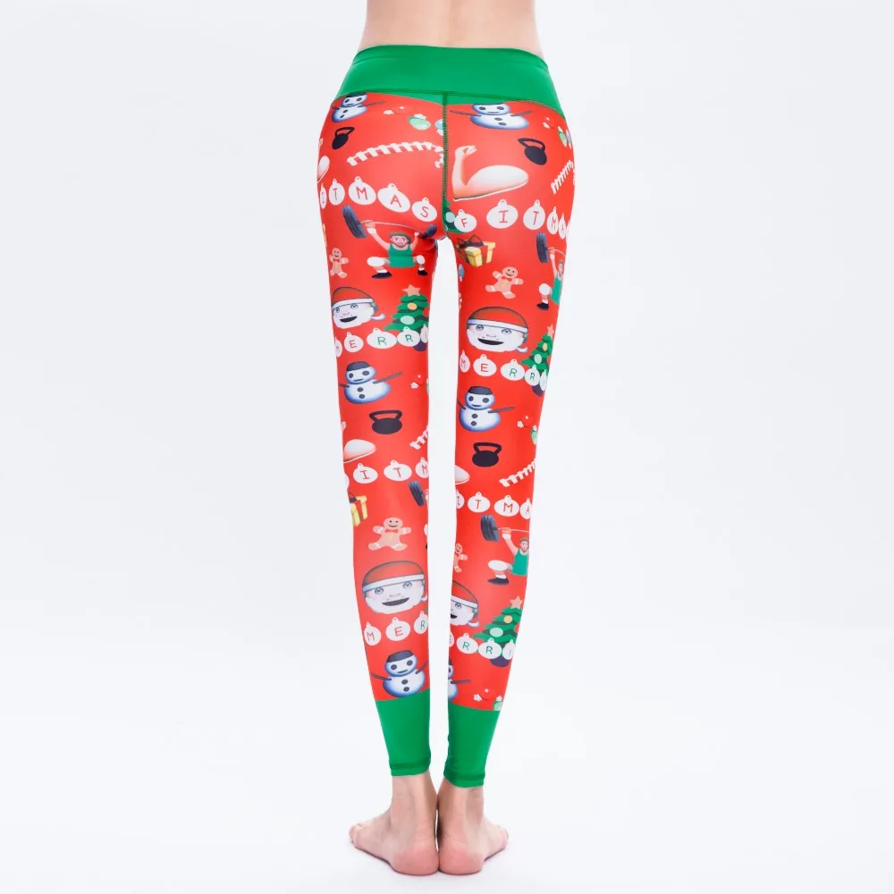 Buy Global Holiday Christmas Leggings Santa Claus Tree