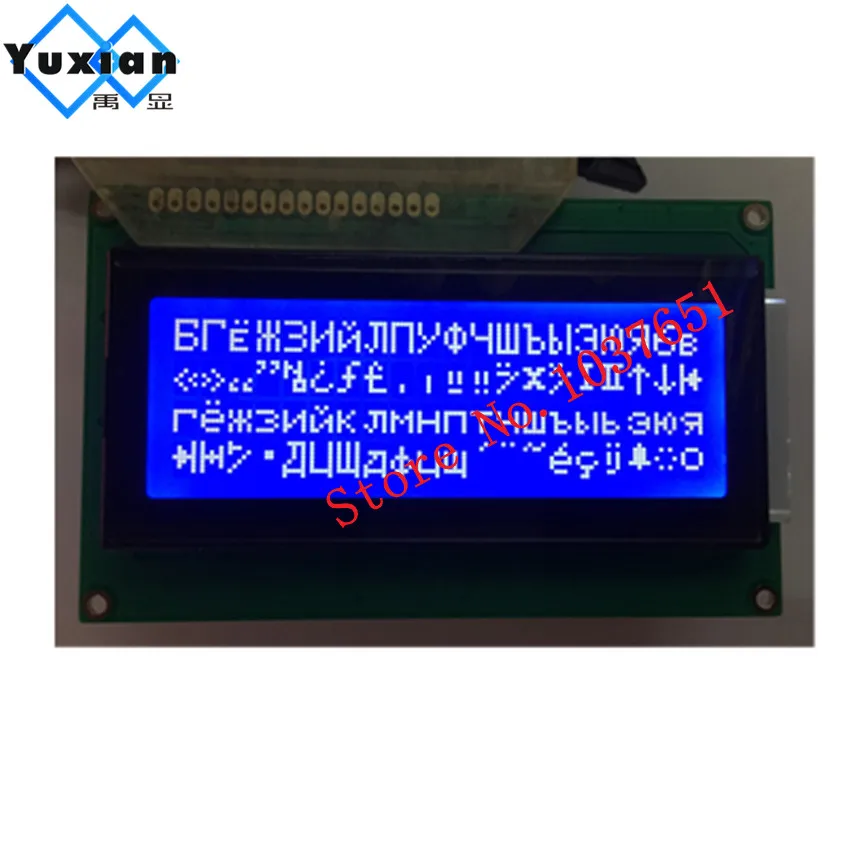 

Free shipping 2pcs Russian cyrillic font Language 20x4 204 2004A lcd display module blue WH2004A-TMI-CT# industrial lcd factory