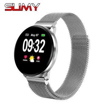 

Slimy CF68 Smart Watch IP67 Waterproof Tempered Glass 1.22 Inch Full Touch Screen Smartwatch with Heart Rate Blood Pressure